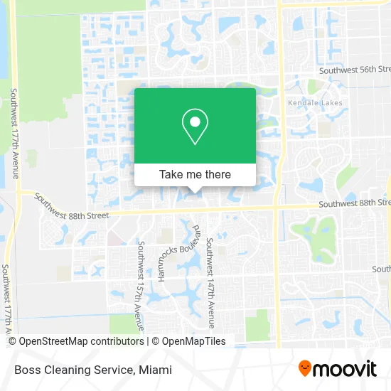 Boss Cleaning Service map