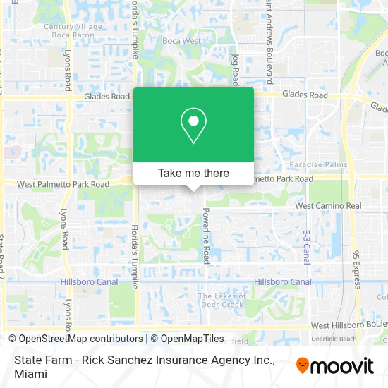 State Farm - Rick Sanchez Insurance Agency Inc. map