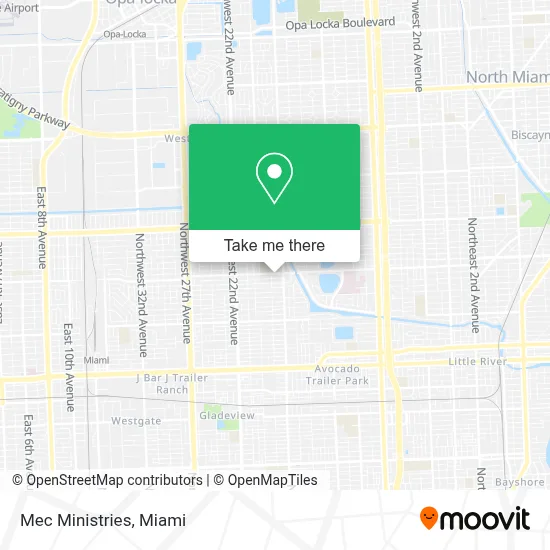Mec Ministries map