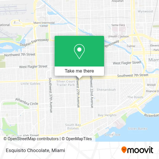 Esquisito Chocolate map