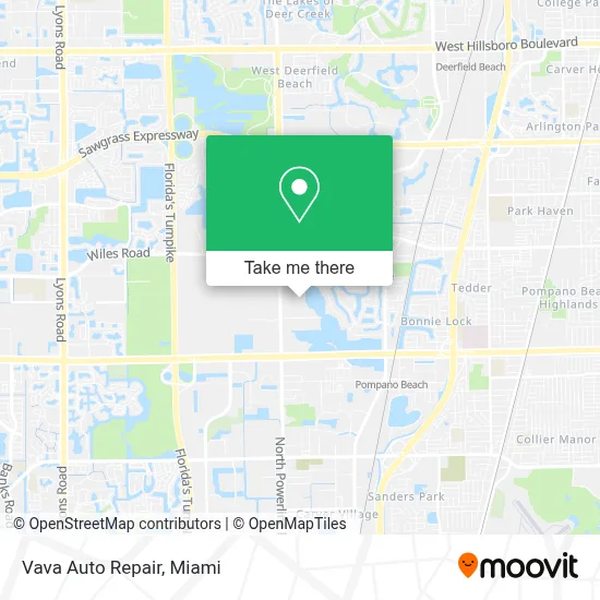Vava Auto Repair map