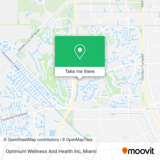 Optimum Wellness And Health Inc map