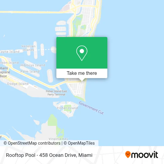 Rooftop Pool - 458 Ocean Drive map