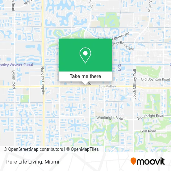 Pure Life Living map