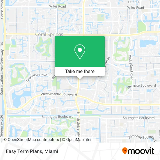 Easy Term Plans map