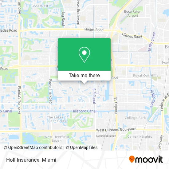 Holl Insurance map