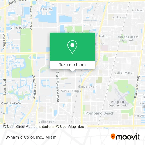 Dynamic Color, Inc. map