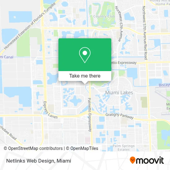 Netlinks Web Design map