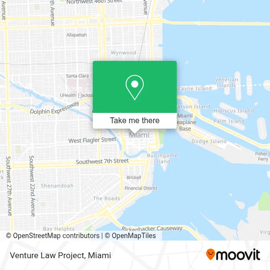 Venture Law Project map