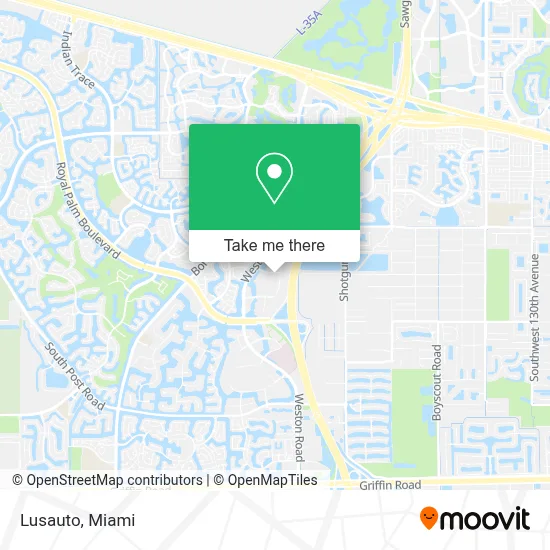 Lusauto map