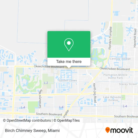 Birch Chimney Sweep map