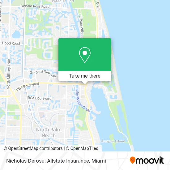 Nicholas Derosa: Allstate Insurance map