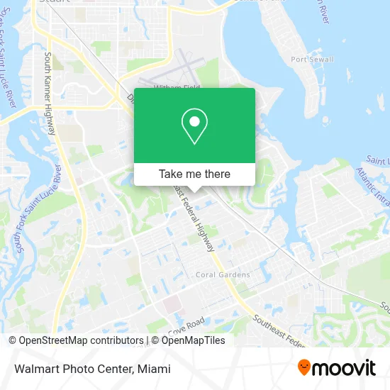 Walmart Photo Center map