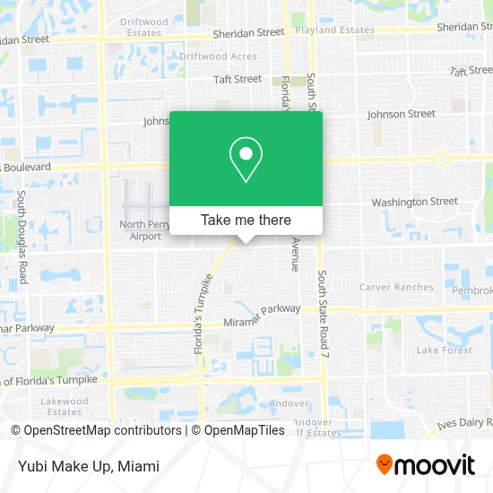 Yubi Make Up map