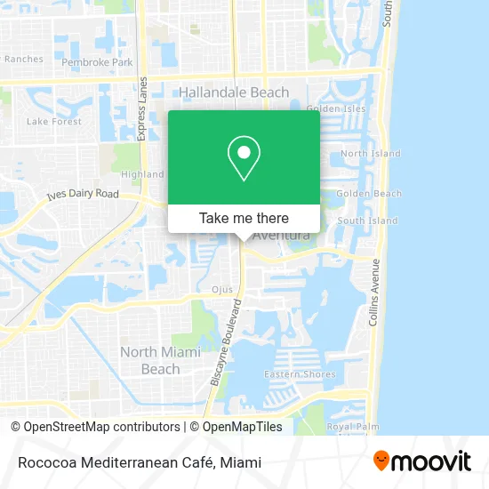 Rococoa Mediterranean Café map