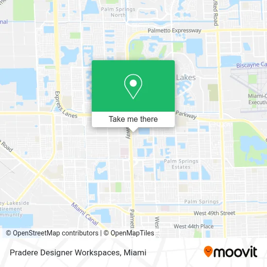 Pradere Designer Workspaces map