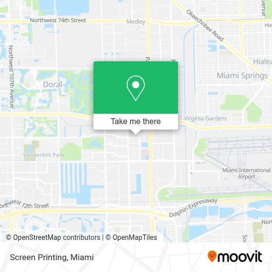Screen Printing map