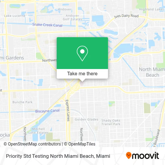 Priority Std Testing North Miami Beach map