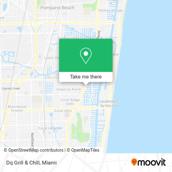 Dq Grill & Chill map