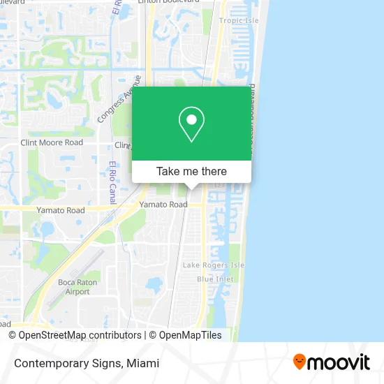 Contemporary Signs map