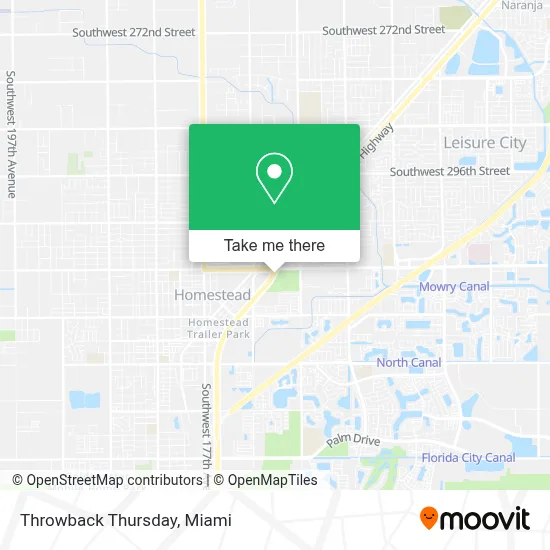 Throwback Thursday map