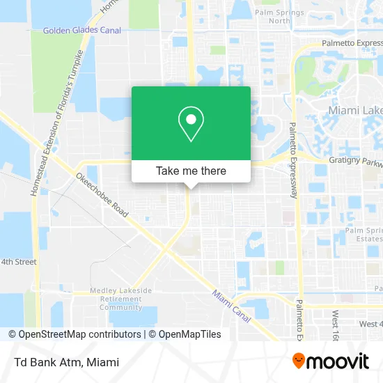 Td Bank Atm map