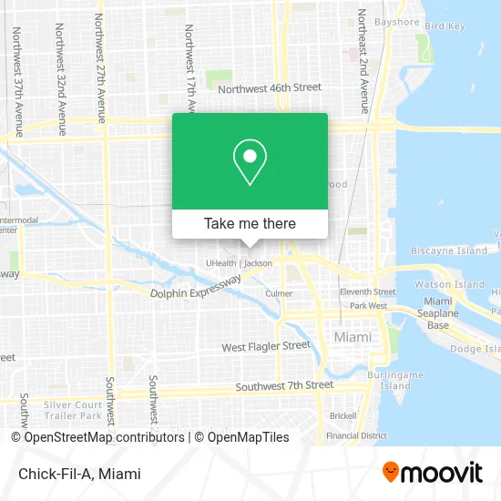 Chick-Fil-A map