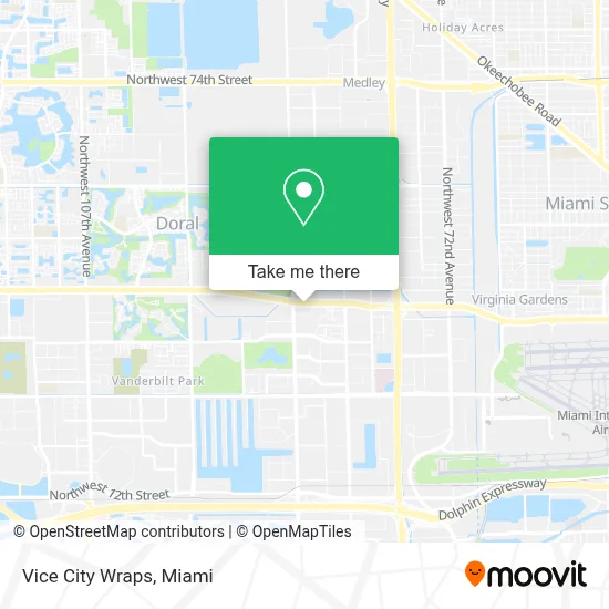 Vice City Wraps map