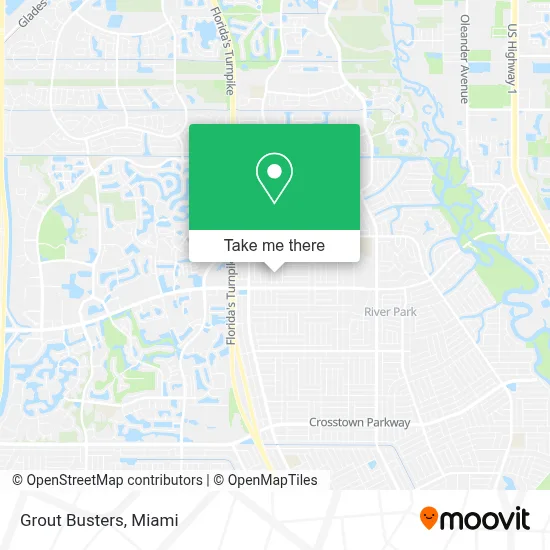 Grout Busters map