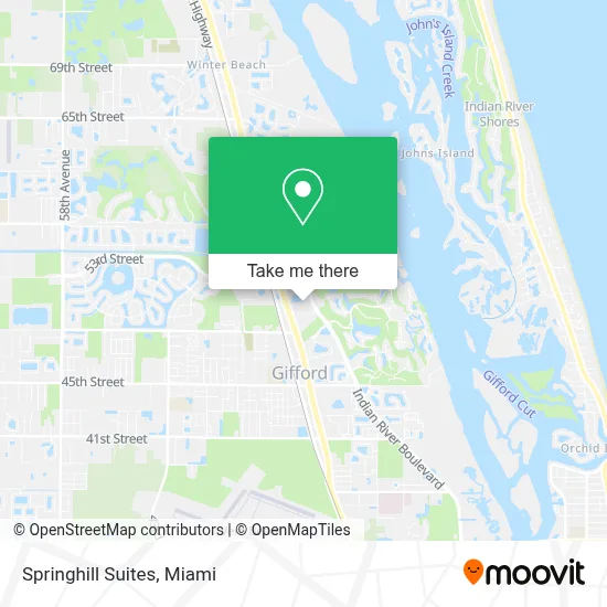 Springhill Suites map