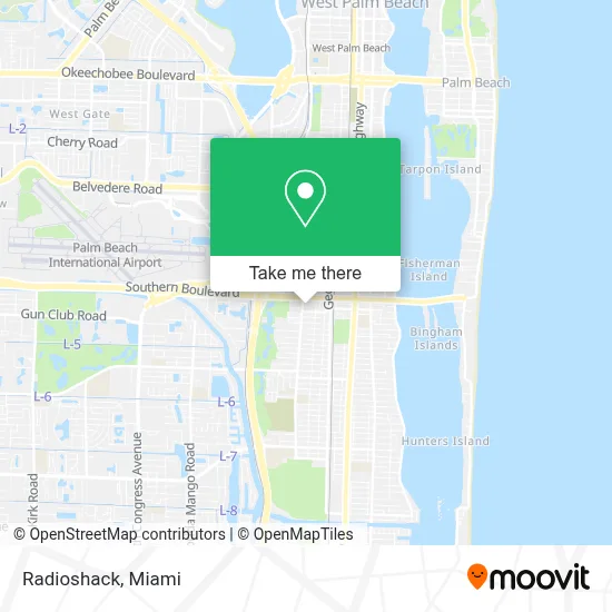 Radioshack map
