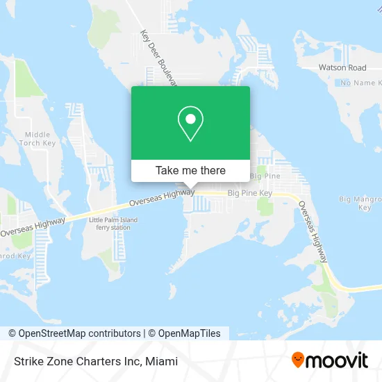 Strike Zone Charters Inc map