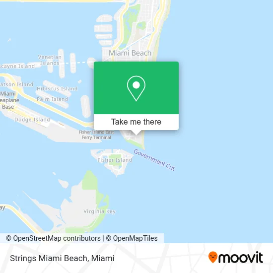 Strings Miami Beach map