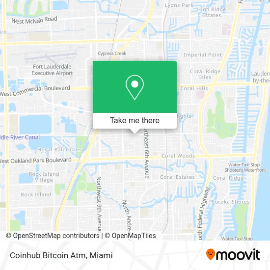 Coinhub Bitcoin Atm map