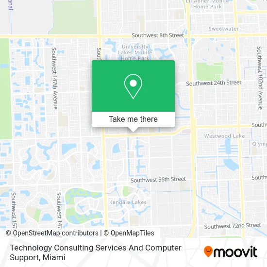 Technology Consulting Services And Computer Support map