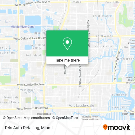 D4s Auto Detailing map