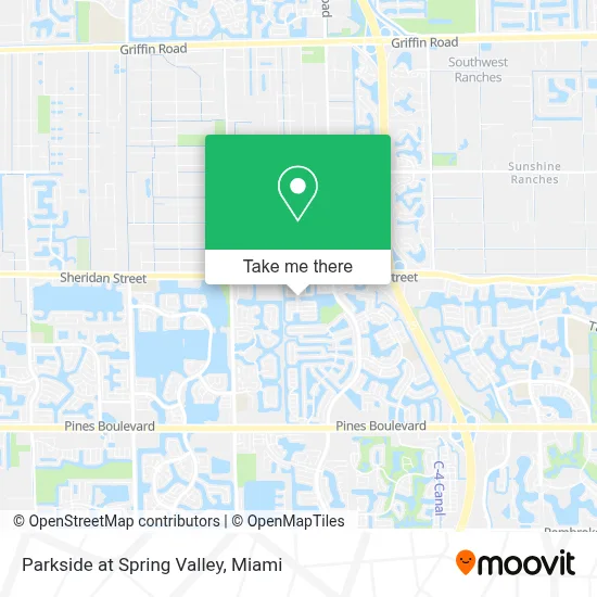 Parkside at Spring Valley map