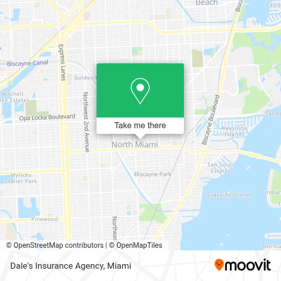 Dale's Insurance Agency map
