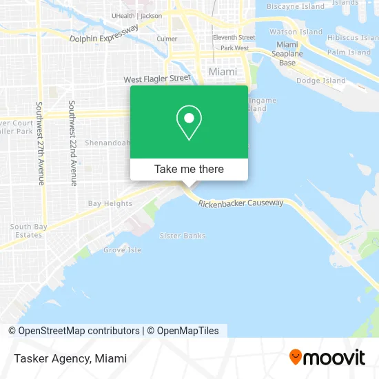 Tasker Agency map