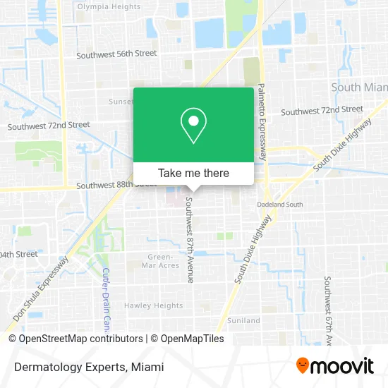 Dermatology Experts map