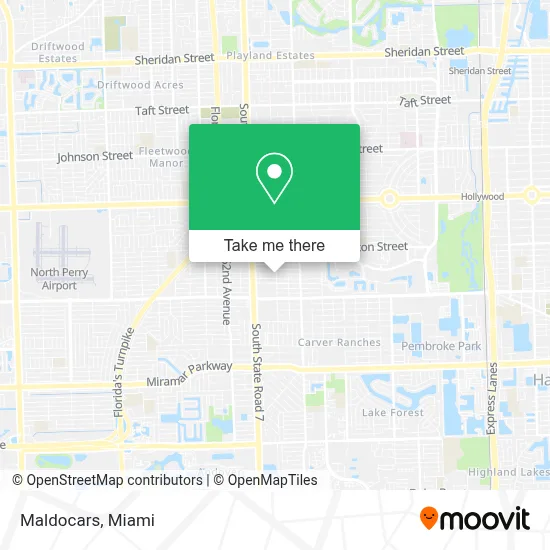 Maldocars map