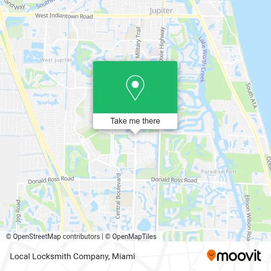 Local Locksmith Company map
