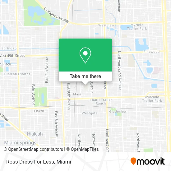 Ross Dress For Less map