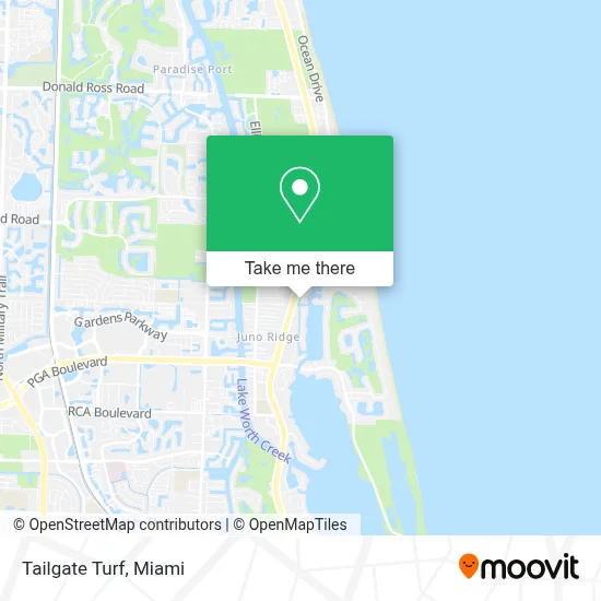 Tailgate Turf map
