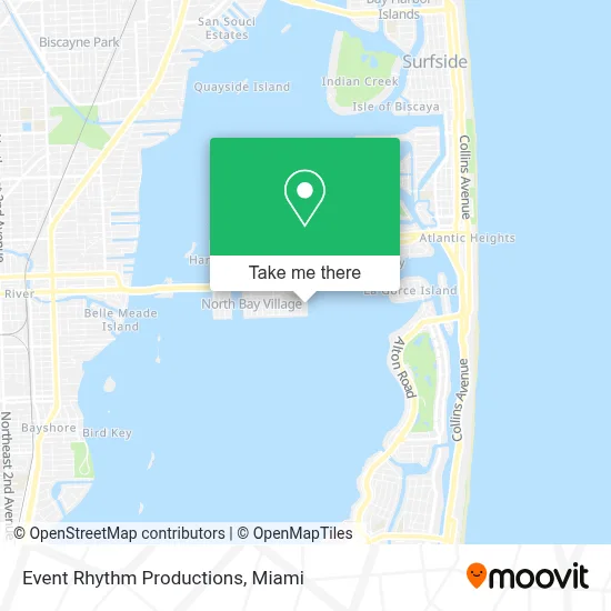 Event Rhythm Productions map