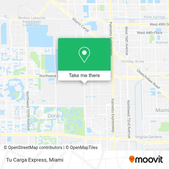 Tu Carga Express map