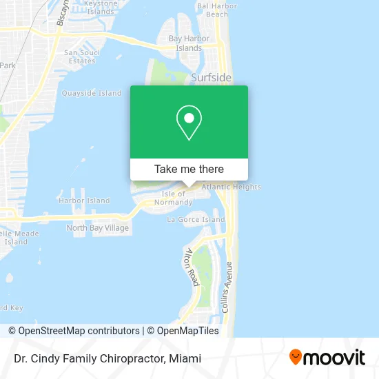 Dr. Cindy Family Chiropractor map