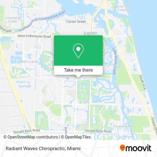 Radiant Waves Chiropractic map