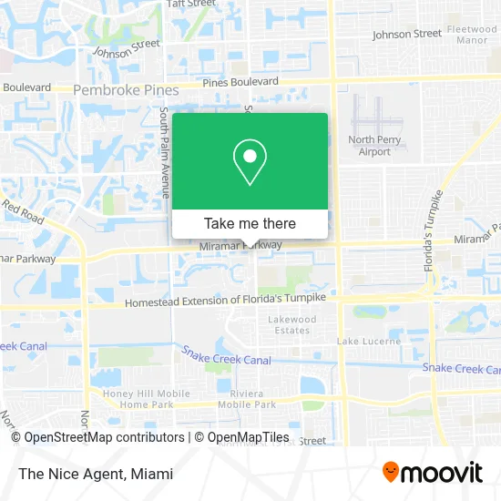The Nice Agent map
