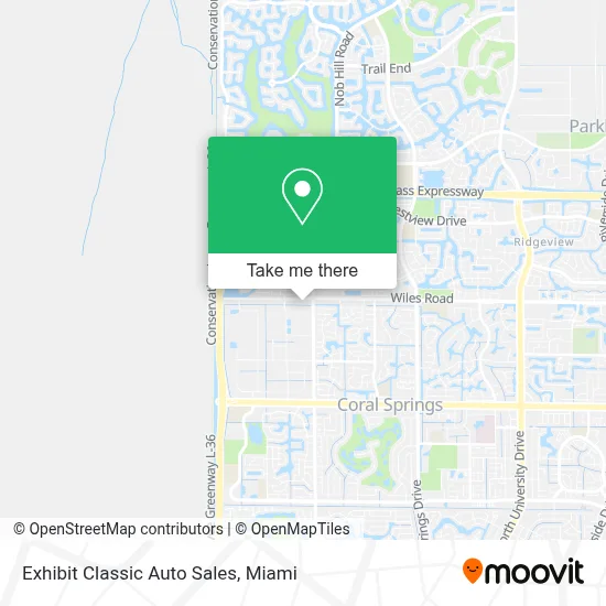 Exhibit Classic Auto Sales map